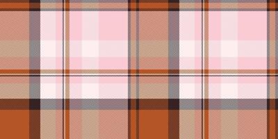 Pretty pink and brown plaid pattern. Perfect for textile design, fashion, or website backgrounds. This soft, elegant texture evokes warmth and comfort. vector