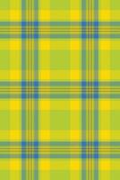Marketing textile seamless fabric, bedroom background plaid pattern. Other texture tartan check in lime and bright colors. vector