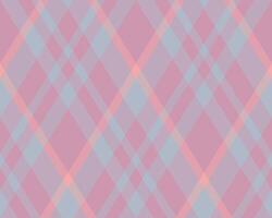 Soft pastel pink and blue diagonal plaid pattern. Elegant, subtle texture ideal for website backgrounds, textile designs, or feminine branding. Creates a calming and sophisticated aesthetic. vector