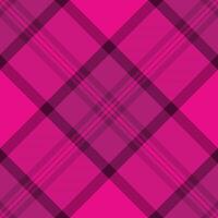 Vibrant pink and magenta plaid pattern. A bold, geometric design perfect for fashion, textile, and web backgrounds. vector