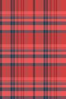 Vibrant coral and navy plaid pattern. Perfect for textile design, apparel, or website backgrounds. This seamless texture offers a modern, stylish, and versatile design element. vector