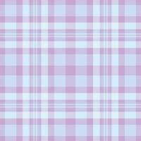 Soft pastel plaid pattern in lavender and light blue. Perfect for backgrounds, textile design, or adding a touch of gentle elegance to your projects. vector