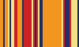 Vibrant vertical stripes in bold red, orange, yellow, and navy create a dynamic, retroinspired pattern. Perfect for backgrounds, textiles, or web design, this image evokes energy and optimism. vector