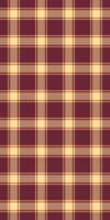Elegant burgundy and beige plaid pattern. Perfect for textile design, website backgrounds, or autumnal themed projects. vector
