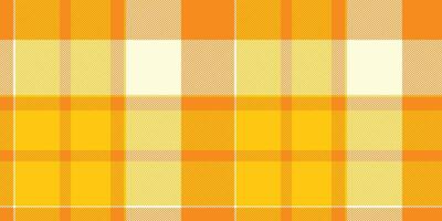 Vibrant yellow and white plaid pattern. Perfect for textile design, website backgrounds, or cheerful branding. This cheerful, seamless texture evokes warmth and optimism. vector