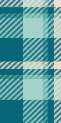 Regular textile texture seamless, teenager background fabric. Merry check plaid pattern tartan in light and cyan colors.