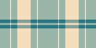 Elegant teal and cream plaid pattern. Perfect for textile design, website backgrounds, or crafting projects. This subtle yet stylish texture evokes feelings of calm and sophistication. vector