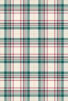 Elegant cream, teal, and rose plaid pattern. Perfect for textile design, apparel, website backgrounds, or holiday projects. This classic check creates a sophisticated and timeless aesthetic. vector