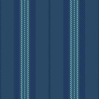 Effect stripe lines seamless, tailor vertical textile. Page texture background fabric pattern in cyan and blue colors. vector
