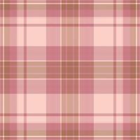 Elegant blush pink and beige plaid pattern. Perfect for textile design, fashion, websites, or stationery. This soft, repeating texture evokes feelings of warmth and sophistication. vector