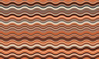 Abstract wavy lines in warm earthy tones create a mesmerizing, seamless pattern. Perfect for backgrounds, textiles, or website design, this image evokes a sense of fluidity and organic movement. vector