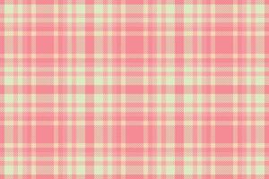 Soft pink and cream plaid pattern. Perfect for textile design, fashion, websites, or branding. vector