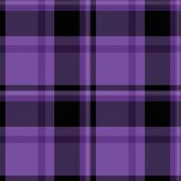 Classic tartan pattern in vibrant purple and black. Perfect for backgrounds, textiles, and stylish designs. Adds depth and a touch of tradition. vector