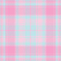 Sweet pastel pink and blue plaid pattern. Perfect for textiles, websites, or stationery design. This soft, gentle texture evokes feelings of calm and femininity. vector