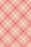 Xmas fabric pattern texture, trim check background . Preppy plaid textile tartan seamless in light and red colors. vector