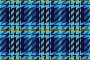 Vibrant blue and gold plaid pattern. Perfect for textile design, fashion, or website backgrounds. This seamless texture evokes feelings of warmth and style. vector
