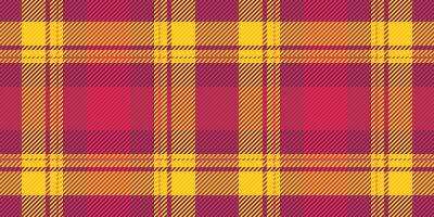 Vibrant red and gold plaid pattern. Perfect for textile designs, fallthemed projects, or adding a touch of autumnal warmth to any design. vector