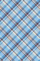 Panel textile texture check, rag pattern plaid . France background fabric tartan seamless in cyan and pastel colors. vector