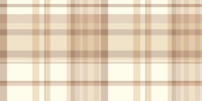 Subtle beige and brown plaid pattern. Perfect for backgrounds, textile designs, or website textures. Evokes feelings of warmth, calmness, and understated elegance. vector