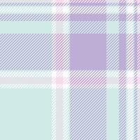 Serene pastel plaid pattern. Soft lilac, mint green, and white hues create a calming, minimalist design. Ideal for textile prints, backgrounds, and website designs. vector