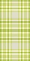 Soft, springlike pastel green and cream plaid pattern. Perfect for textile design, website backgrounds, or crafting projects. Evokes feelings of freshness, calm, and nature. vector