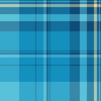 A blue plaid fabric with a checkered pattern vector