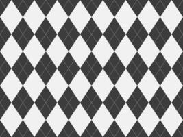 Stylish monochrome argyle pattern. Perfect for backgrounds, textiles, or website design. Geometric diamonds create a sophisticated and timeless aesthetic. vector