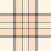 Elegant peach and beige plaid pattern. Perfect for textile design, fashion, home decor, or website backgrounds. Subtle texture and soft color palette create a calming, sophisticated aesthetic. vector