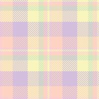 Sweet pastel plaid pattern, perfect for spring and summer designs. Soft, delicate colors create a cheerful and gentle mood, ideal for backgrounds, textiles, or stationery. vector