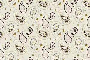 Blossom buta with pastel deco. Herb pattern, artistic horizontal. Simplicity seasonal in endless curled. vector