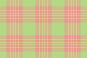 Goose foot texture fabric, lovely tartan check seamless. Hunter textile plaid pattern background in green and red colors. vector