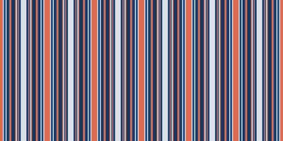 Abstract seamless pattern with vertical stripes in muted blue, coral, and light gray. Perfect for textile design, website backgrounds, or any project needing a clean, modern aesthetic. vector