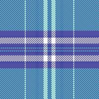 Vibrant blue and white plaid pattern. Perfect for textile design, website backgrounds, or fashion projects. This bold, geometric textile design evokes feelings of energy and modernity. vector
