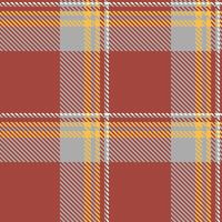 Nyc pattern seamless, nostalgia fabric tartan check. Celebrate plaid background textile texture in red and dark gray colors. vector