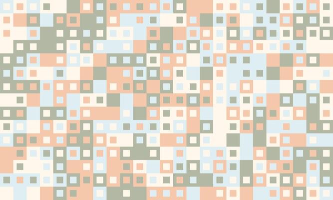 Abstract pastel square mosaic pattern. Perfect for website backgrounds, textile designs, or modern art projects. This calming, geometric design evokes feelings of serenity and order.