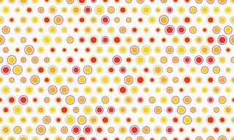 Vibrant red and gold circle pattern, perfect for backgrounds, textile design, or playful branding. This cheerful, energetic image evokes feelings of warmth, celebration, and optimism. vector