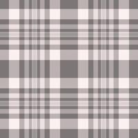 Top background pattern check, choose textile texture tartan. Checks seamless plaid fabric in grey and white colors. vector