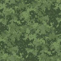 Abstract digital camouflage pattern in shades of green. Ideal for backgrounds, textures, militarythemed designs, or gaming projects. The pixelated style creates a modern, versatile look. vector