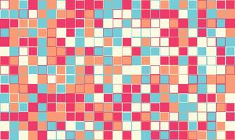Vibrant mosaic of colorful squares. Perfect for backgrounds, website design, or playful patterns. This abstract, geometric image evokes energy and creativity. vector