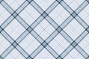 Bold tartan seamless, factory textile fabric pattern. Volume texture plaid background check in white and pastel colors. vector