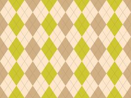 Elegant argyle pattern in muted lime green, beige, and cream. Perfect for backgrounds, textiles, or stylish website design. Classic, timeless geometric design evokes sophistication and tradition. vector