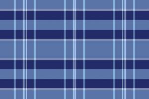 Feminine texture tartan, reel pattern seamless fabric. Overlay background check plaid textile in blue and light colors. vector