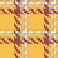 Versatile plaid fabric pattern, ideal for fashion designers and DIY projects. High-quality, seamless tartan design in rich colors. vector