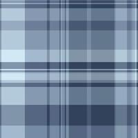 Difficult fabric check texture, intricate pattern tartan . Volume textile seamless background plaid in pastel and blue colors. vector