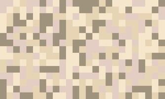 Abstract pixel art background. Neutral earth tones create a calming, minimalist texture ideal for website design, presentations, or as a subtle pattern. vector