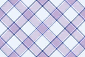 Elegant lilac and blue diagonal plaid pattern. Perfect for textile designs, website backgrounds, or crafting projects. This soft, subtle texture evokes feelings of calm and sophistication. vector