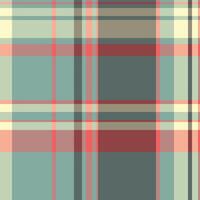 Contemporary seamless textile, stripped background plaid tartan. Repetitive fabric check pattern texture in red and pastel colors. vector