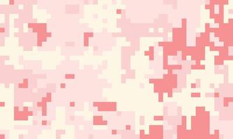 Abstract pixelated texture in soft pink and cream tones. Ideal for backgrounds, website designs, or print projects needing a gentle, modern aesthetic. Evokes feelings of calm and serenity. vector
