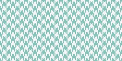 Elegant teal and white houndstooth pattern. Perfect for textile design, website backgrounds, or fashion projects. vector