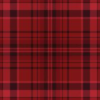 Rich red and maroon plaid pattern. Classic textile design, ideal for fashion, home decor, and web backgrounds. Evokes warmth, tradition, and sophistication. vector